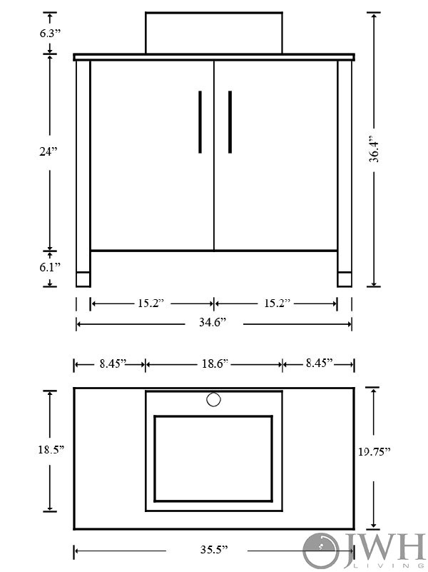 27 Beautiful Bathroom Vanities Measurements  eyagci.com